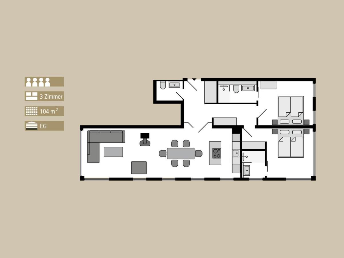 Strandvillen Binz - Ferienwohnung Mit 2 Schlafzimmern Und Terrasse Pva-01 Exterior photo
